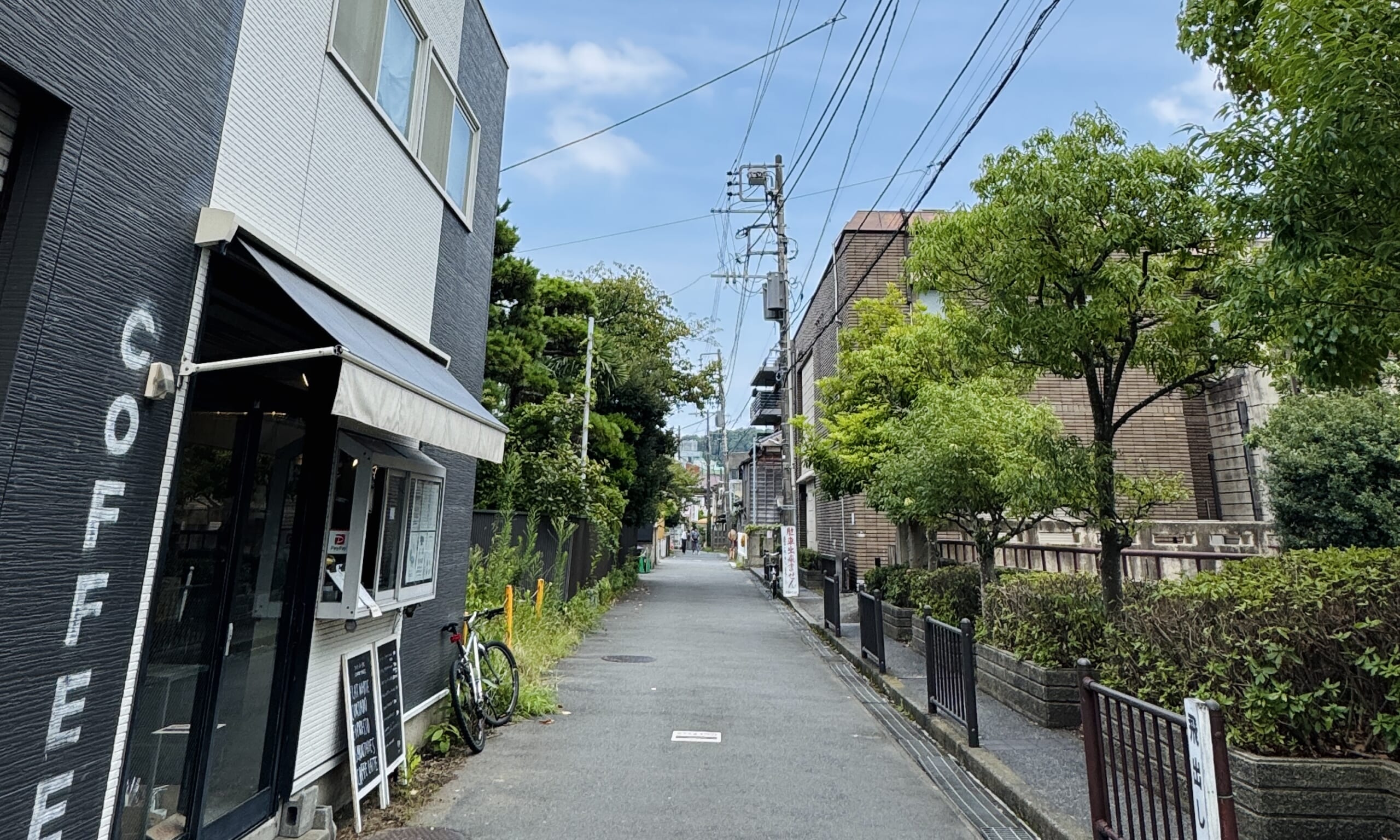 鎌倉の住宅街の風景